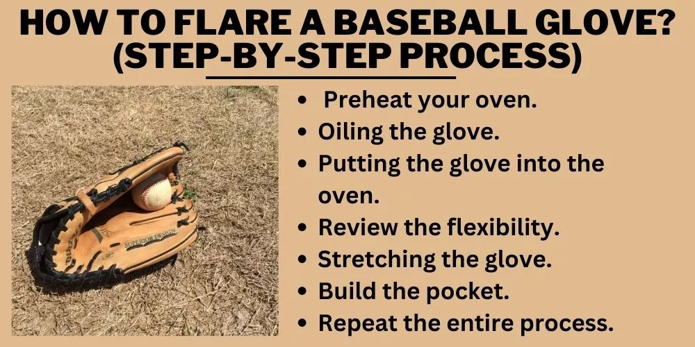 How To Flare A Baseball Glove (Step-by-step process)