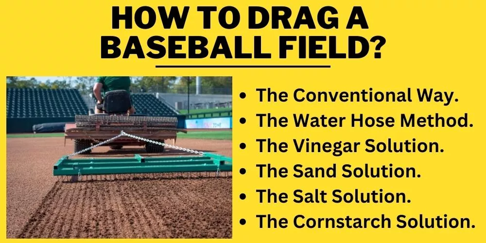 How to Drag a Baseball Field 1