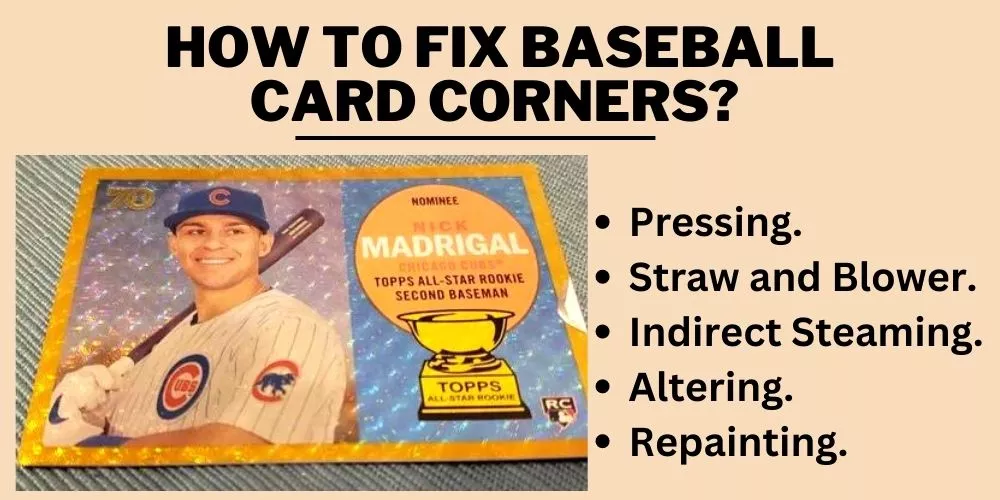 How to fix baseball card corners (detail guide)