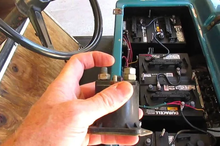 How do I know if my solenoid is bad on my electric golf cart