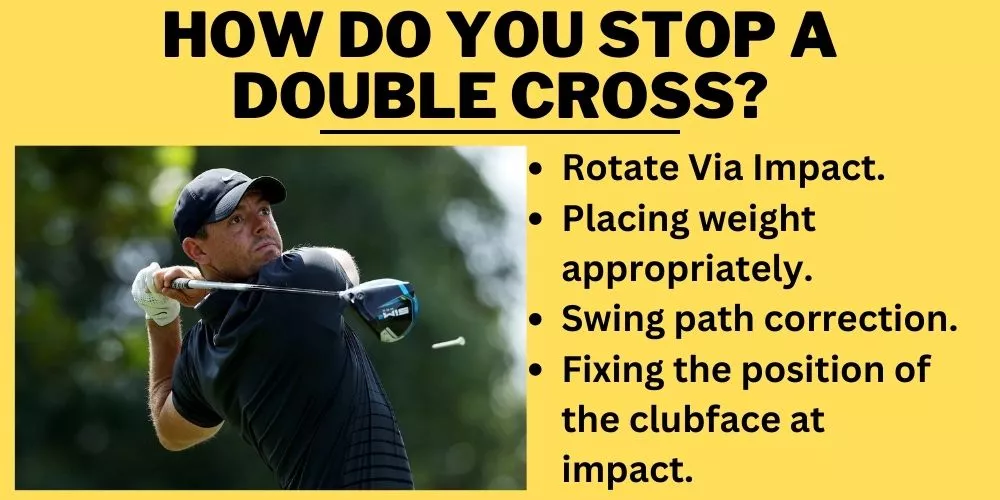 How do you stop a double cross