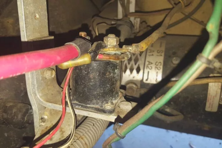 How to bypass a solenoid on a golf cart