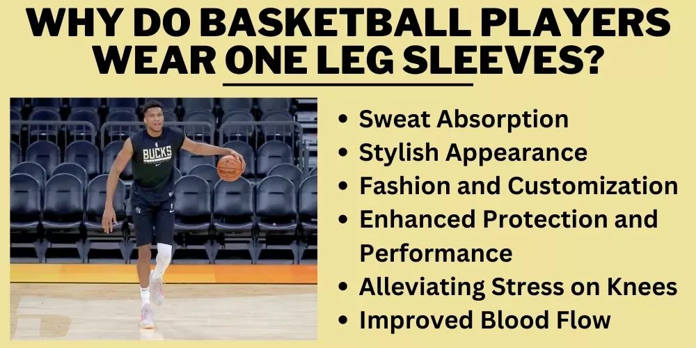 Why do basketball players wear one leg sleeves (easy guide)