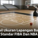 Detail Ukuran Lapangan Basket Standar FIBA Dan NBA